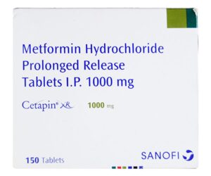 CETAPIN XR 1000 MG TAB