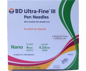 BD Ultra-Fine III Pen Needles 4MM 32G | Diabetes Monitoring Devices