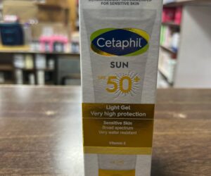 Cetaphil Sun SPF 50 Sunscreen, Very High Protection Light Gel, Water Resistant, Vitamin E