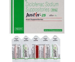 Justin 25mg Suppository
